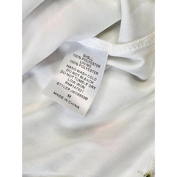 Just Me Womens Exquisite Floral Lace Midi Dress - Size M - Picture 10 of 13